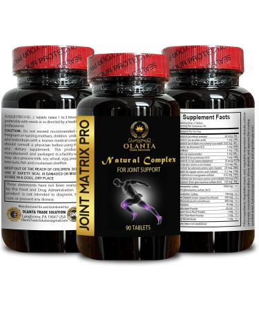 OLANTA TRADE SOLUTION Joint Matrix PRO Complex - Joint Support Supplement for Men Joint Health Formula Glucosamine Chondroitin msm Capsules - 1 Bottle - Buy Online on GoSupps.com