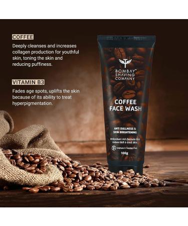 Bombay Shaving Co. Coffee Face Wash - Deep Cleansing, De-Tanning, Blackhead Removal | Made in India - Buy Online on GoSupps.com