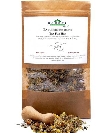 Herbal Endometriosis Tea for PCOS, Hormone Balance, Menopause & Fertility - J. Endometrioza - Buy Online on GoSupps.com