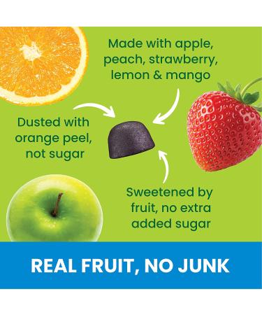 Fruily Organic Men's Multivitamin Gummies with Lycopene - 60 Mixed Fruit - Buy Online on GoSupps.com