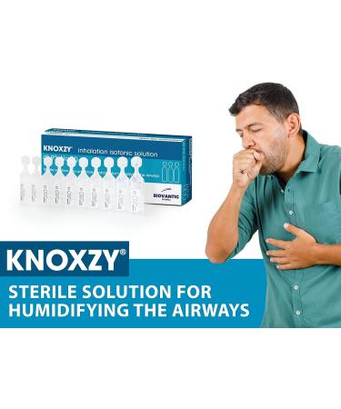 KNOXZY Isotonic 0.9% Sodium Chloride Inhalation Saline Solution - 20 x 2.5ml Vials - Pharmaceutical Grade - Buy Online on GoSupps.com