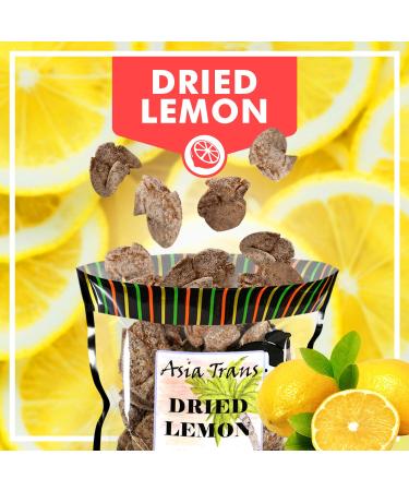 Asia Trans & Co. Dried Preserved Whole Lemon Crack Seed Slices - Sweet and Tart Citrus Flavor - Li Hing Mui Asian-Style Dry Candy - Buy Online on GoSupps.com