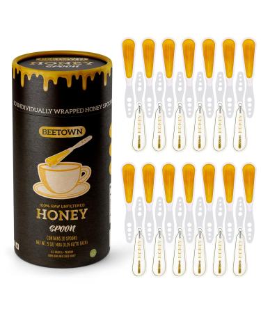 Elephant Park Raw Unfiltered Honey Spoon Stirrer - 20 Count - 5 Oz - Buy Online on GoSupps.com