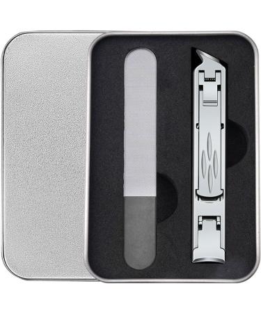 OUSIKA Computer Mouse Double End Nail Clipper Stainless Steel Foldable Nail Cutter Trimmer Ultra-Thin Toenail Scissor Manicure Pedicure Tool Nail File Nails - Buy Online on GoSupps.com