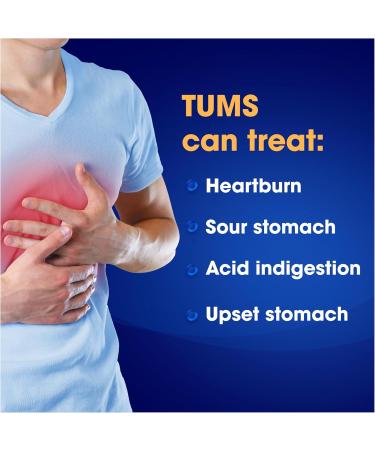TUMS Extra Strength Antacid Tablets - Assorted Berries for Heartburn Relief | 8 Count Roll - Fast Shipping Worldwide - Buy Online on GoSupps.com