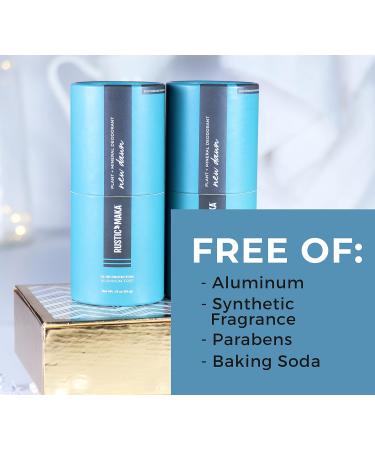 Rustic MAKA Natural Deodorant New Dawn ECO-Conscious Packaging Free of Aluminum Baking Soda & Parabens 1.9 oz Synthetic Fragrance-Free Cruelty-Free Certified - Buy Online on GoSupps.com