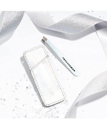 Tweezerman Winter Frost Mini Slant Tweezer with Case - Precision Hair Removal Tool - Buy Online on GoSupps.com