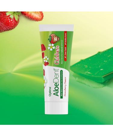 Aloe Dent Children's Aloe Vera Toothpaste Fluoride Free Natural Action Vegan Cruelty Free SLS Free Strawberry Flavour Healthy Gums 50 ml (Pack of 2) 50 ml (Pack of 2) Kids' Toothpaste - Buy Online on GoSupps.com