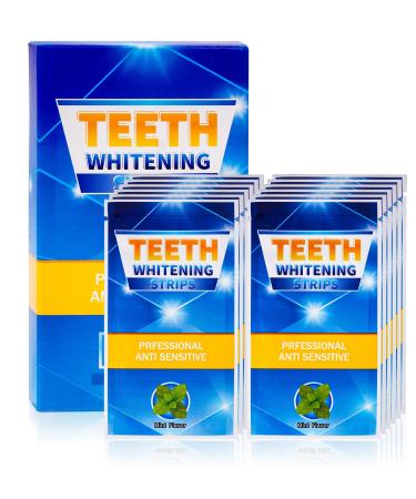Teeth Whitening Strips 14 Treatments - Reduced Sensitivity Whitening Without The Harm, Dental Teeth Whitening Kit.
