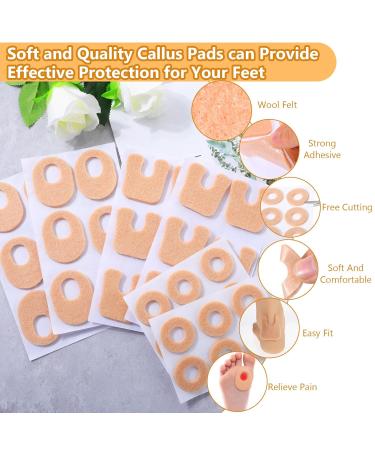 Sibba Feet Bunion Pads - Blister Bandages & Foot Cushioning for Pain Relief | Metatarsal Corn & Wart Care - Buy Online on GoSupps.com