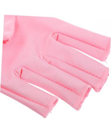 FRCOLOR 4 Pairs Nail Gloves Uv Shield Mittens Nail Art Gloves Nail Molding Gel Nail Art Salon Gloves Moisturizing Gloves Anti-uv Gloves for Gel Nail Lamp Nail Supplies Manicure Spandex - Buy Online on GoSupps.com