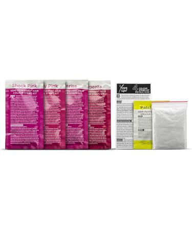 Stargazer Products SemiPermanent Hair Dye Strip Kit in 4 Shades Yummy Colour Pink Ombre 40 ml - Buy Online on GoSupps.com