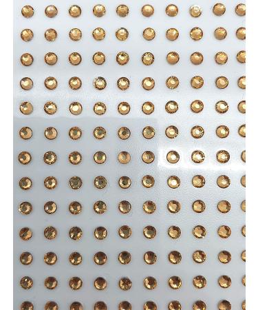 150 PCS Gold Face Gems Adhesive Glitter Jewel Tattoo Sticker for Festival Rave Party Makeup - Buy Online on GoSupps.com
