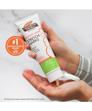 Palmer's Cocoa Butter Formula Massage Cream for Stretch Marks - 4.4 Oz | Best for Pregnancy & Skin Care - Shop Internationally - Buy Online on GoSupps.com