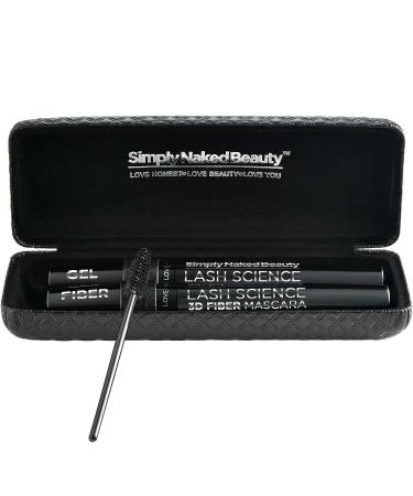 3D Lash Fiber Mascara Dark Brown - Water Resistant Lengthening Tubing Mascara for Volume - Non Toxic Hypoallergenic - Buy Online on GoSupps.com