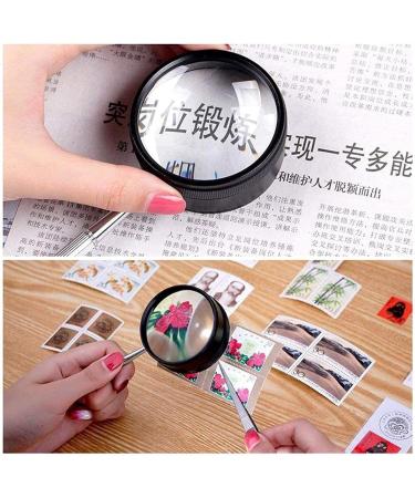 Professional Hand Magnifier 30X High Speed Handle 35X60 Old Man Reads Wenwan Evaluation for Reading Crafts Repair Magnifier Full of Stars - Buy Online on GoSupps.com