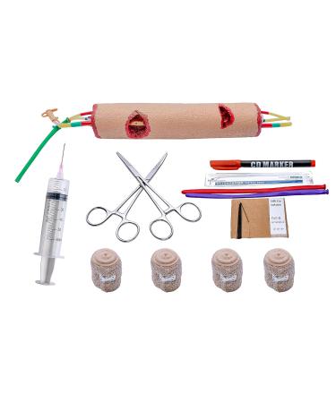 Stop The Bleed Kit with Online Training Course | Learn How to Stop Bleeding | Simulation Arm with Realistic Veins and Arteries - 20 Items - Buy Online on GoSupps.com