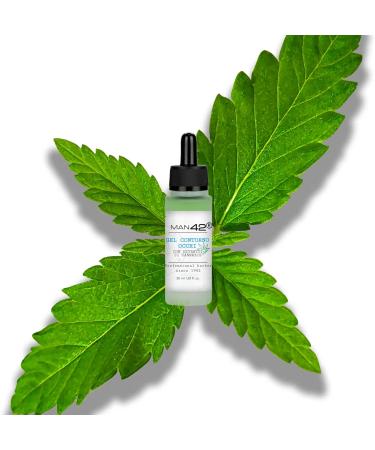  MAN42 PROFESSIONAL HAIR BEARD Man 42 Eye Contour Gel with Cannabis Extracts Retinol and Lactic Acid 30 ml - Buy Online on GoSupps.com