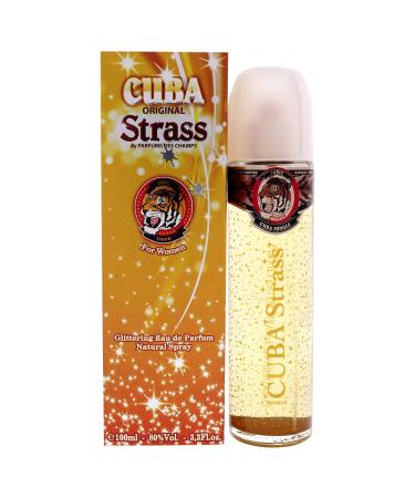 Cuba Strass Tiger by Fragluxe Eau De Parfum Spray 3.4 oz for Women