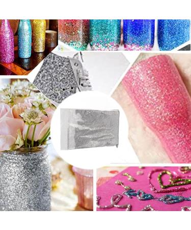  TEUOPIOE 50g Gorgeous Eye Catching Sparkle Sparkle Widely Used Easy Remove Glitter Craft Eye Shadow Gift (Silver) - Buy Online on GoSupps.com