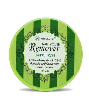 Absolute Nail Polish Remover Pads Spring Fresh Scent - 4 pieces 4 pieces Spring - Buy Online on GoSupps.com