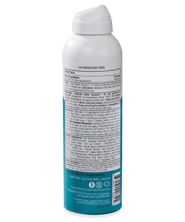 All Good Sport Sunscreen Spray SPF 30 - UVAUVB, Water Resistant, Coral Reef Friendly, Zinc & Aloe (6 oz) - Buy Online on GoSupps.com