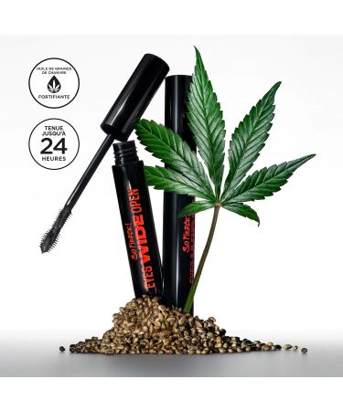 Revlon So Fierce! Eyes Wide Open Mascara 24H Hold Intense Volume Volume & Care Formula Infused with Hemp Seed Oil 7mL - Buy Online on GoSupps.com