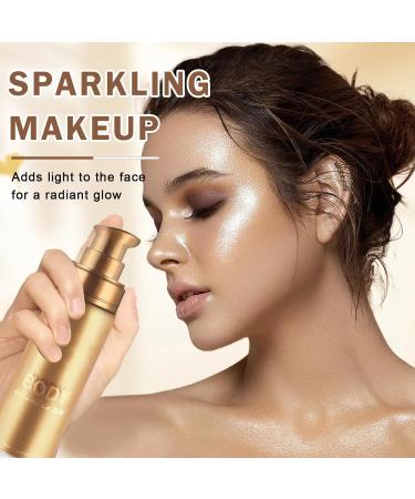 Body Shimmer Oil & Glitter - Waterproof Bronzer Glow Lotion | Moisturizing Highlighter | 103g Glistening Bronze for Radiant Skin - Buy Online on GoSupps.com