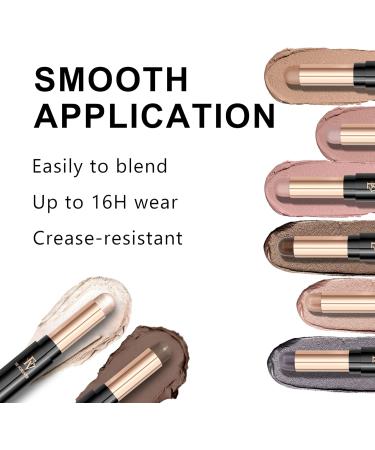 FV Eye Shadow Stick Long Lasting Waterproof High Pigmentation Natural Matte Effect Stone Matte - Buy Online on GoSupps.com