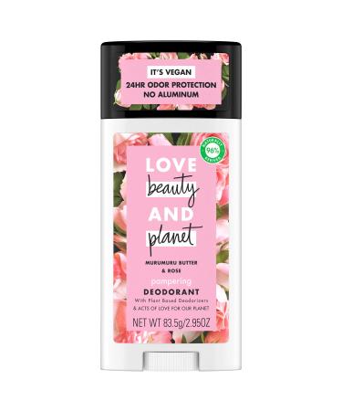 Love Beauty and Planet Pampering Deodorant Murumuru Butter & Rose 2.95 oz (83.5 g)
