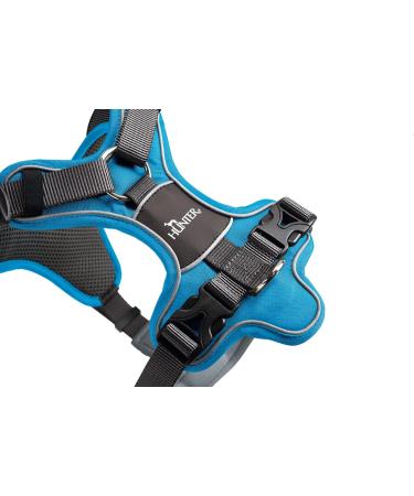 HUNTER DIVO Dog Harness - Medium (56-73 cm) | Light Blue/Grey | International Shipping Available - Buy Online on GoSupps.com