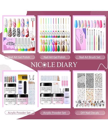 NICOLE DIARY 48 Colors Chunky Glitter & Sequins Set for Nail Art, Festivals & Cosmetics - Fine Glitter for Face, Body, Eyes - Buy Online on GoSupps.com