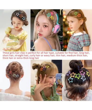 Paifeancodill Star Hair Clips 60 Pcs Star Snap Hair Clips Stars Shaped Hairclips Metal Snap Hair Clips Cute Star Hair Clips Hair Barrette Hairclips Anti-Skid Hair Star Barrettes Accessories (Silver) - Buy Online on GoSupps.com