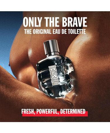 Diesel Only The Brave Eau de Toilette for Men Fougere Scent With Notes of Lemon Rosemary & Ambery Wood EDT 1.18 Fl Oz - Buy Online on GoSupps.com