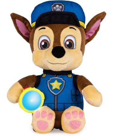 Paw Patrol Snuggle Up Chase Plush with Torch and Sounds - Best for Kids 3+ - Grey - Buy Online on GoSupps.com