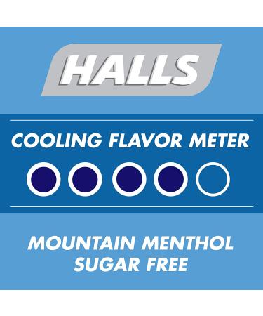 HALLS Relief Mountain Menthol Sugar Free Cough Drops - Economy Pack (70 Drops) - Buy Online on GoSupps.com