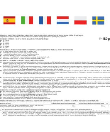 Green Lipped Mussel 1500mg - Omega-3 & Glycosaminoglycans - 300 Capsules | Pure New Zealand Powder Supplement for Cartilage and Joints | German Quality - Buy Online on GoSupps.com