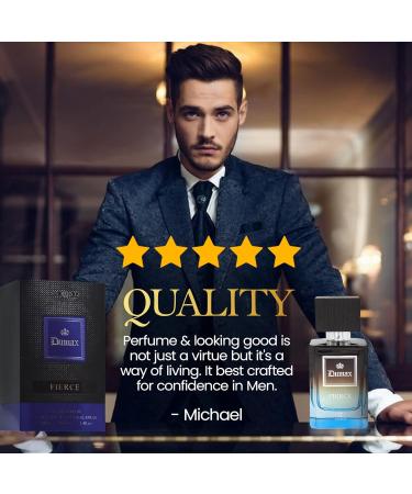 Dumont FIERCE - 3.4oz - Unisex Perfume for Men & Women - Spicy Fruity & Musky Fragrances - Long Lasting Cologne Mist & Body Spray - for Him & Her Fresh 1 Count (Pack of 1) - Buy Online on GoSupps.com