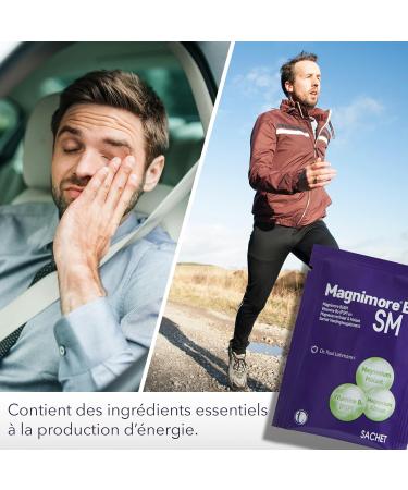 Magnimore B6 SM - Magnesium Citrate Malate with Active Vitamin B6 (P5P) - For Energy Muscle Recovery Nervous Health & Vitality - 30 Sachets - Buy Online on GoSupps.com