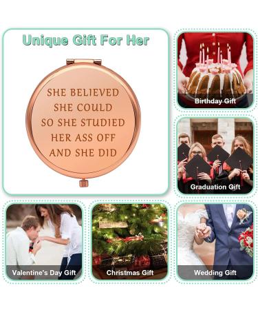 Graduation Gifts for Her Travel Makeup Mirror for Daughter Friends Sister Inspirational Gifts for Women Nursing Student College Graduation Gifts for Her Folding Makeup Mirror Congratulation Gifts - Buy Online on GoSupps.com