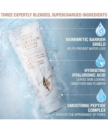 Charlotte Tilbury Hydration Revival Skincare Discovery Set - Travel Size Skincare Kit with Magic Hydration Revival Cleanser Glow Toner and Magic Water Cream - Buy Online on GoSupps.com