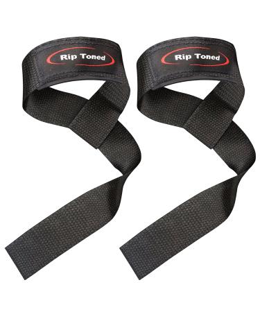 Rip Toned Lifting Straps for Weightlifting Pair of 23 In. Cotton Weight Lifting Wrist Straps for Men & Women with Neoprene Padding  Lifting Wrist Wraps for Deadlift, Powerlifting & Strength Training Black - Buy Online on GoSupps.com