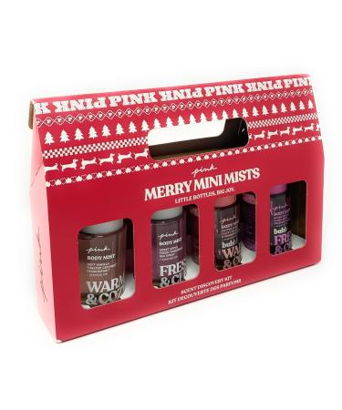 Victoria's Secret PINK Merry Mini Mist 4pc Gift Set Warm & Cozy Fresh & Clean Bubbly Warm & Cozy Bubbly Fresh & Clean - Buy Online on GoSupps.com