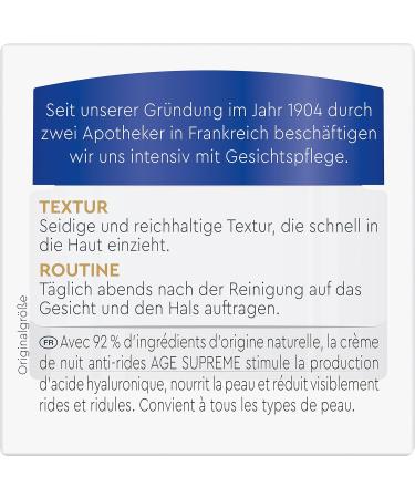  Diadermine DIADERMINE Age Supreme 3D Anti-Wrinkle Night Cream with Hyaluronic Acid Activating Peptides (3 x 50 ml) - Buy Online on GoSupps.com