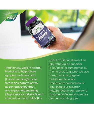 Nature's Way Sambucus Immune Original Cold and Flu Care Elderberry Gummies & Sambucus Elderberry Cold and Flu Care Capsules 90 Vegetarian Capsules Non-GMO Project Verified - Buy Online on GoSupps.com
