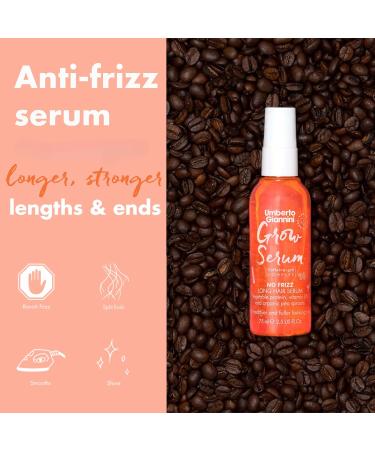 Umberto Giannini Grow Long Serum - Hair Strengthening & Frizz Control | 75ml Growth Enhancing Shine Serum - Buy Online on GoSupps.com