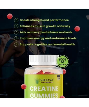 Premium Creatine Gummies for Men & Women Supports Muscle Growth Recovery & Performance 40 Chewable Gummies with Fast Absorption & No Melting Formula - Buy Online on GoSupps.com