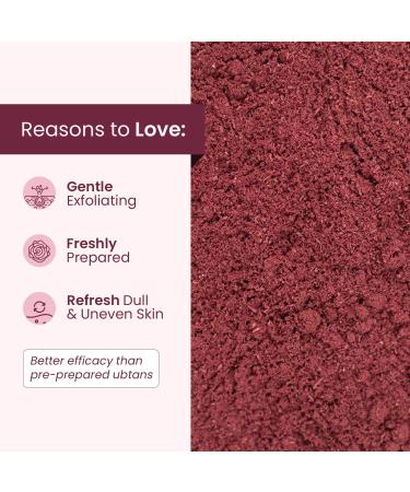 Mother Sparsh Rose & Beetroot Face Ubtan Powder for Natural Radiance and Even Skin Tone | Enriched with Rose Beetroot Mosambi & Cashews (Best For All Skin Type) | 75 gm - Buy Online on GoSupps.com