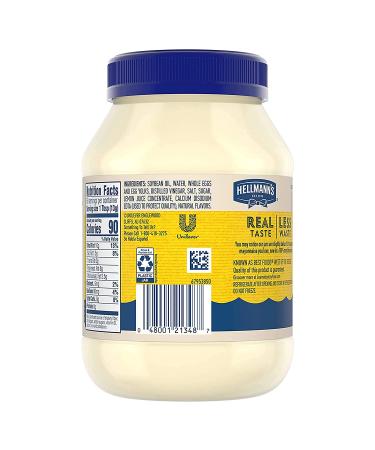 Hellmann's Gluten-Free Real Mayo 30 oz 3-Count Pack - Made with 100% Cage-Free Eggs for Sandwiches and Simple Meals - Buy Online on GoSupps.com