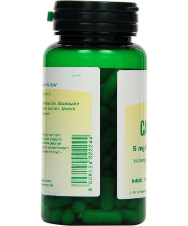 Bios Carotene 5 mg - 100 Capsules | Premium Antioxidant for Healthy Skin & Vision - Fast International Shipping - Buy Online on GoSupps.com
